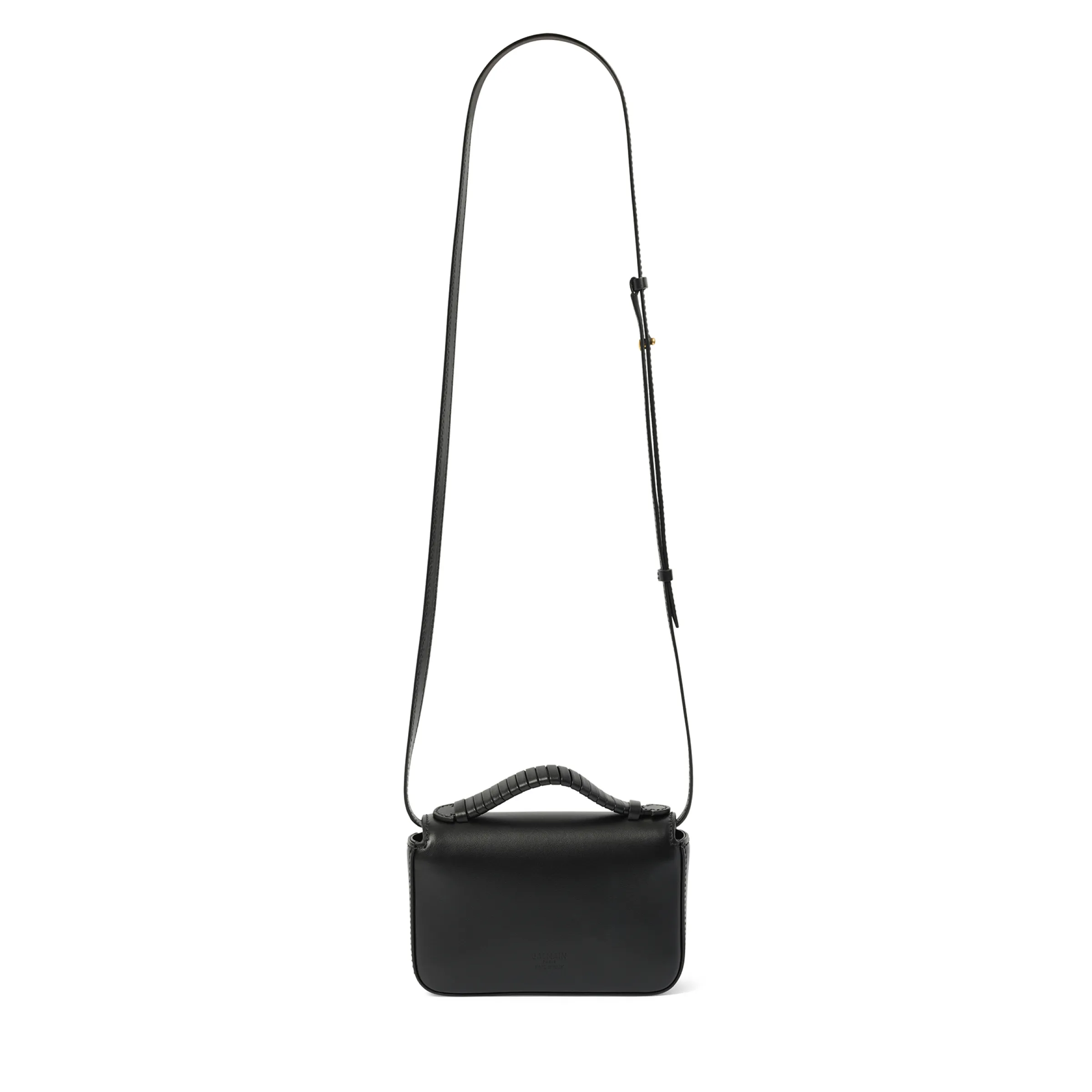 B-Buzz Mini 17 Calfskin Bag in Black