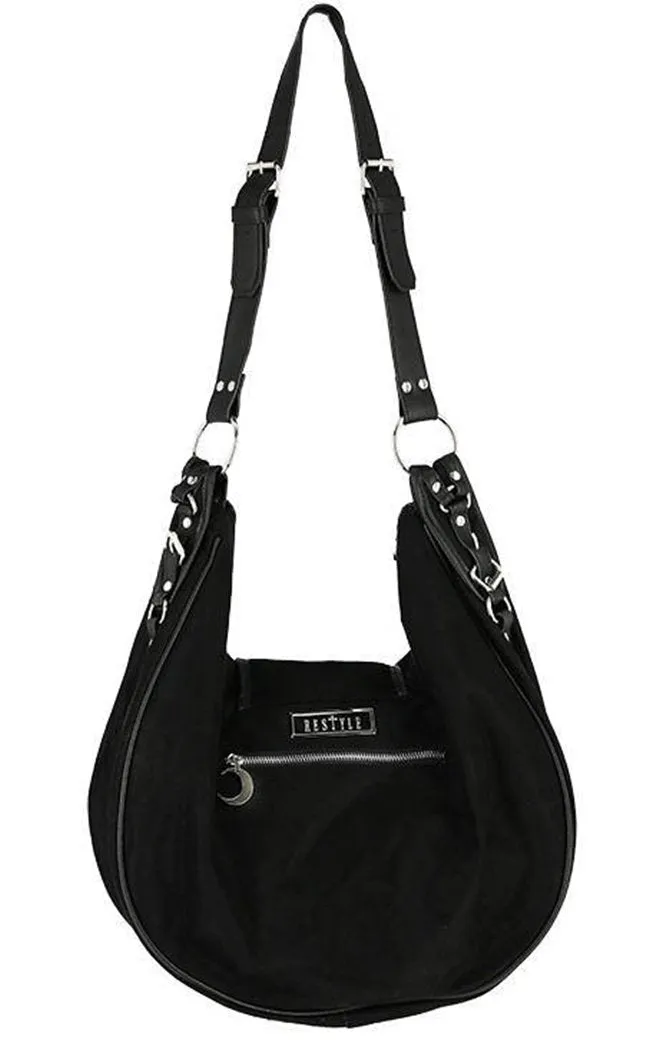 Black Antlers Hobo Purse