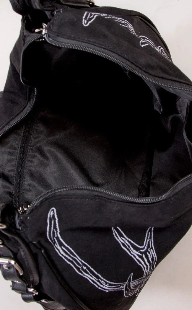 Black Antlers Hobo Purse