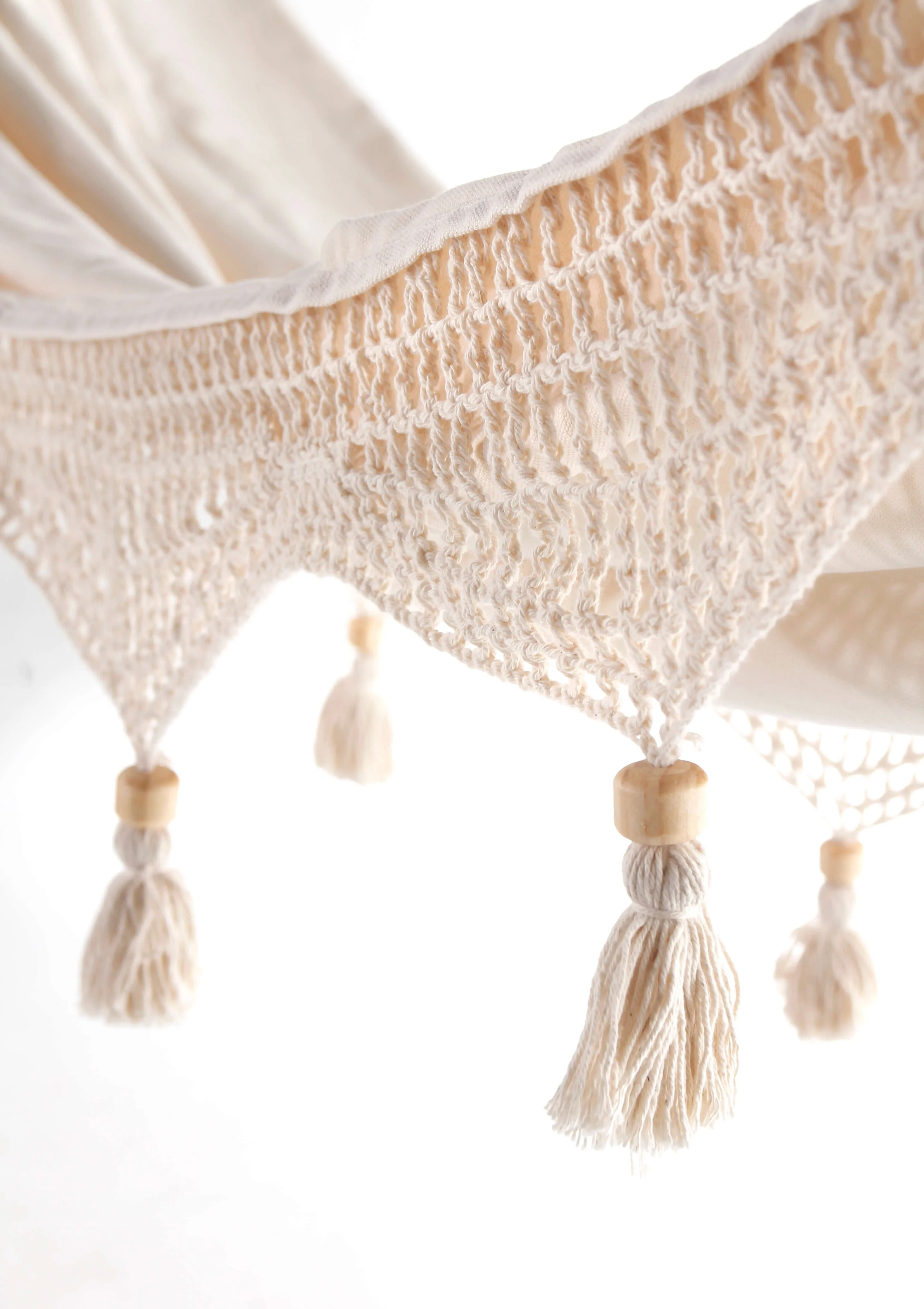 Bohemian Hammock With Wood Spreader Bars | DANIELLA LUX