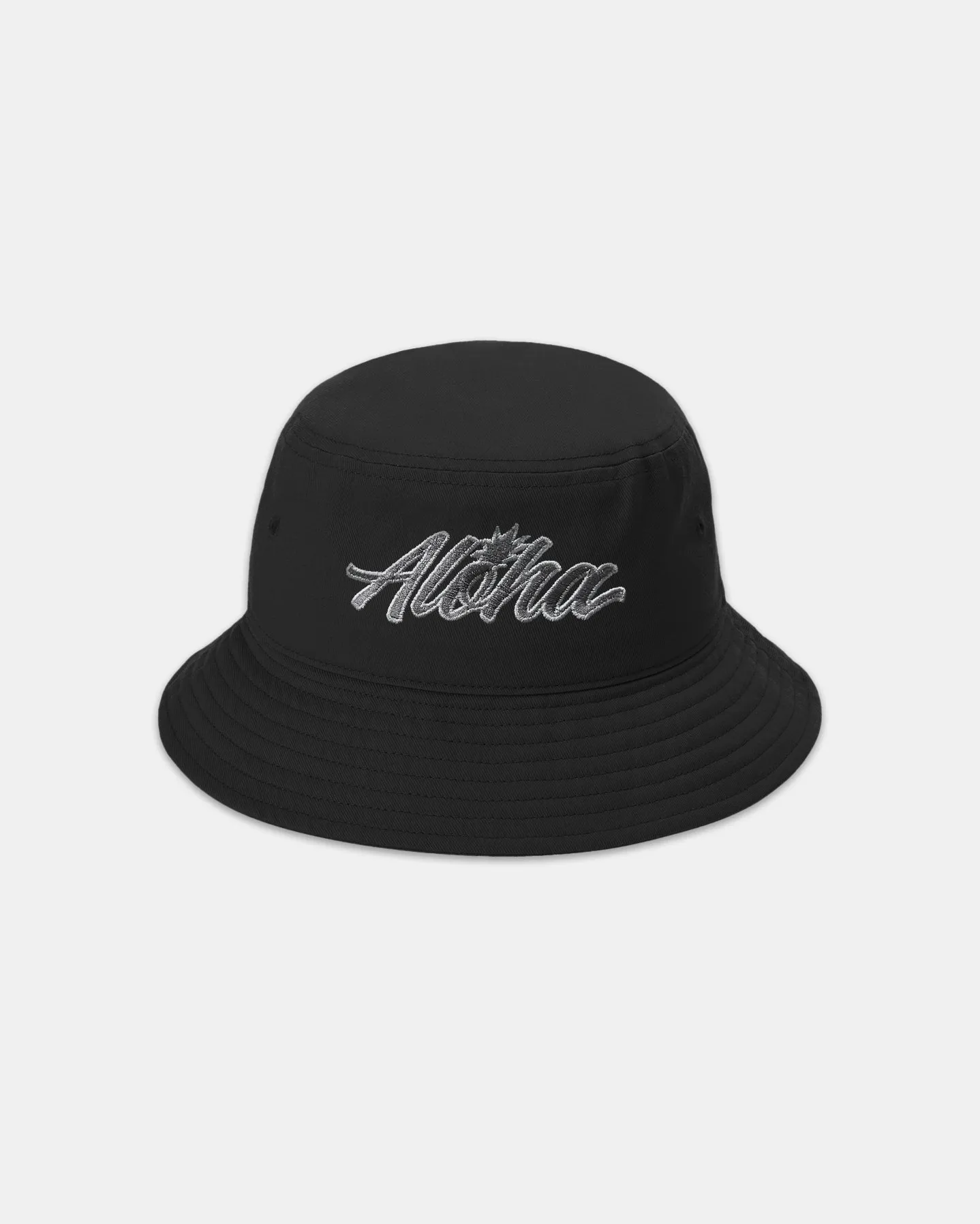 BOLD ALOHA Black Bucket Hat