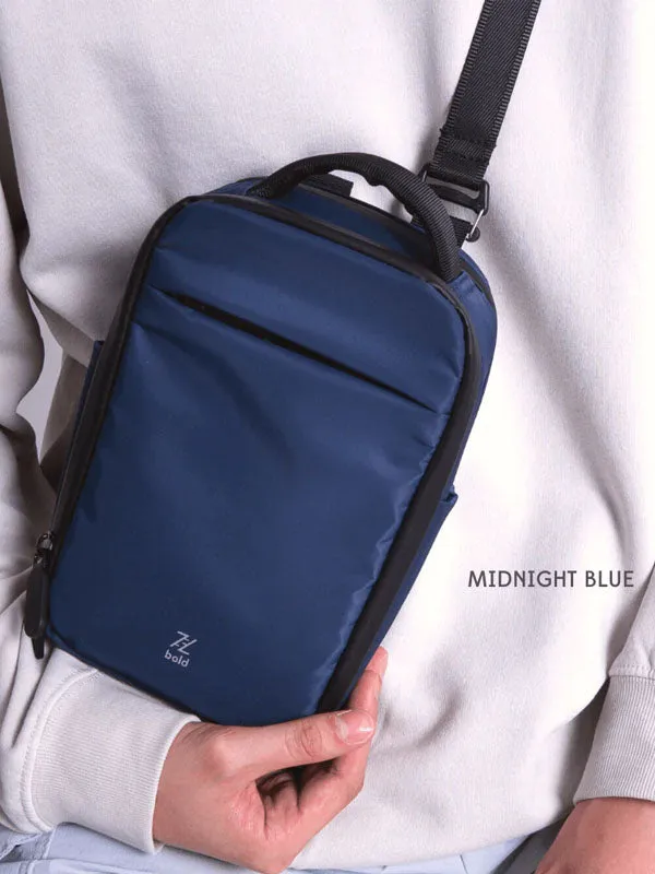 Bold Mimic: Multi-Carry Sling/Backpack in Bold Turqouise Color