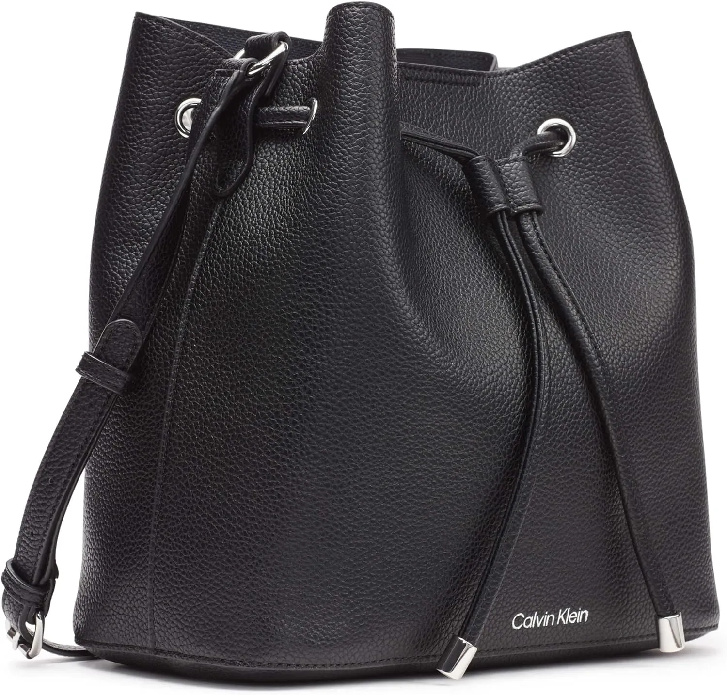 Calvin Klein Gabrianna Novelty Women's Shoulder Bag, Black/Silver