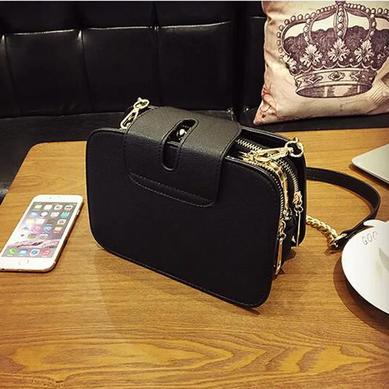 Chain Strap Flap Designer Shoulder Bag