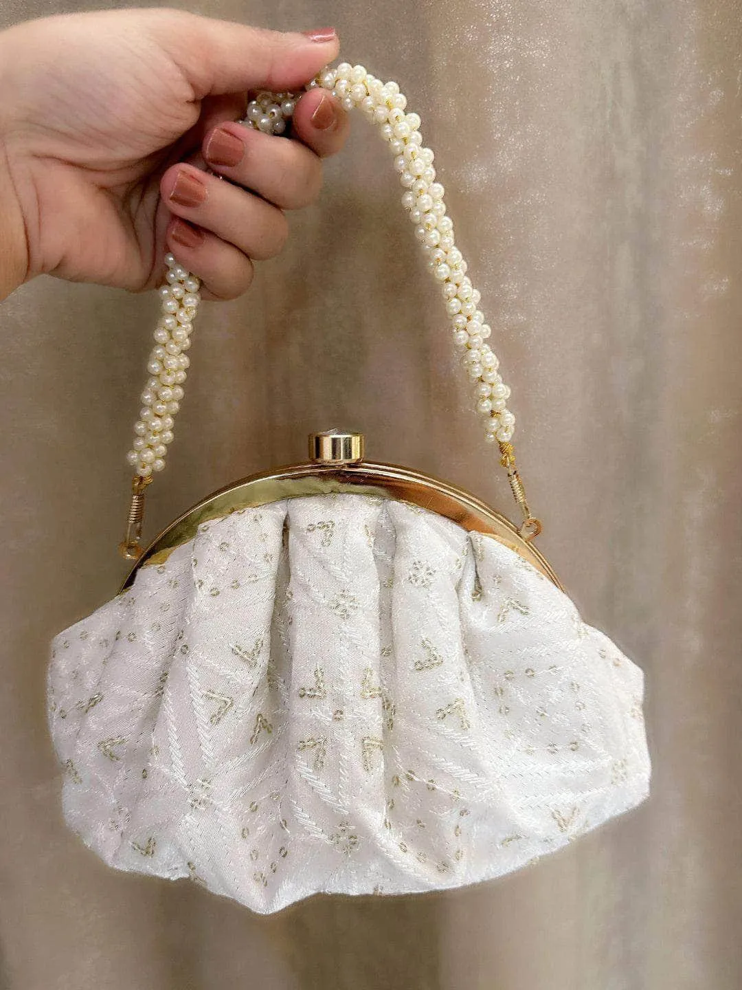 Chikankari Batua Bags