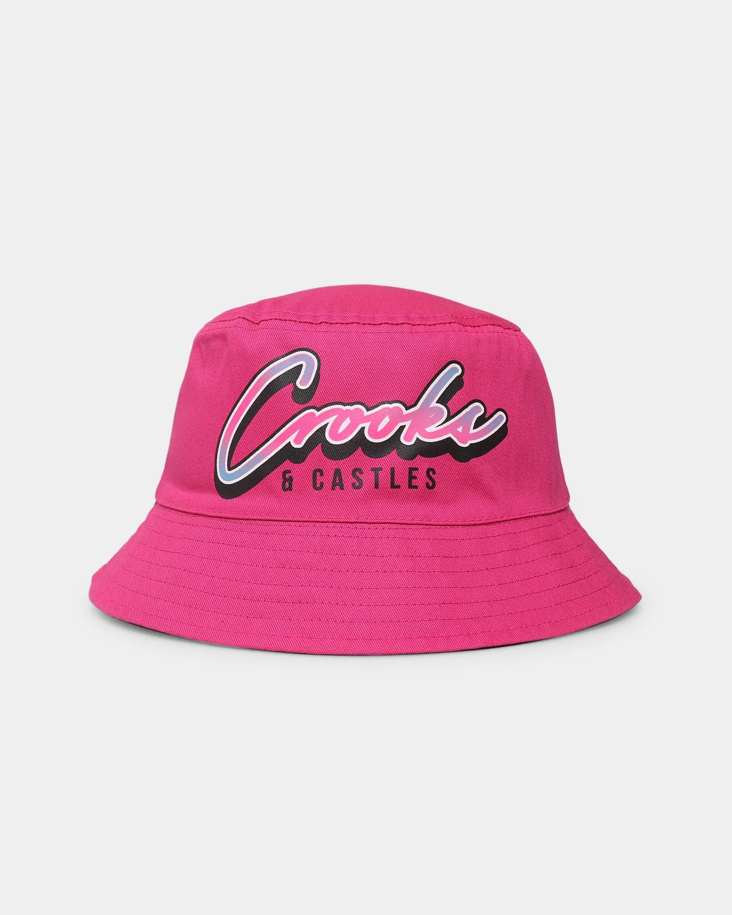 Crooks & Castles Reversible Bucket Hat Pink/Black