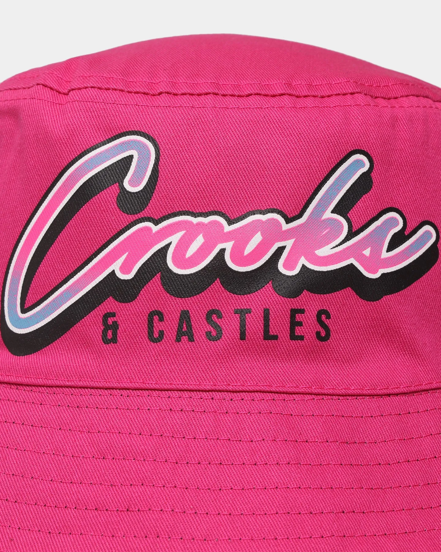 Crooks & Castles Reversible Bucket Hat Pink/Black