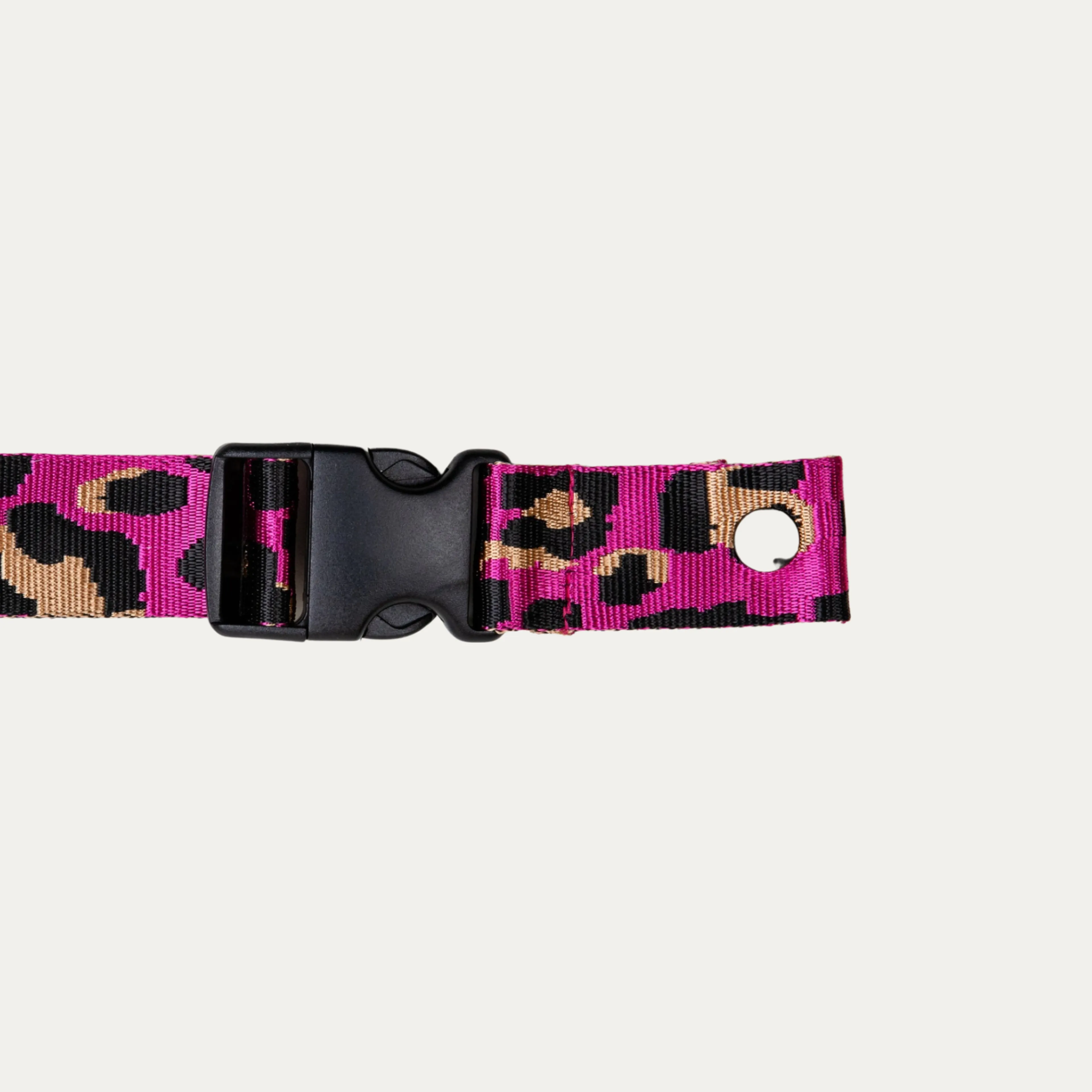 Crossbody/Fanny Pack Strap | Magenta Metallic Cheetah