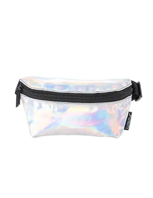 Fanny Pack | Kids Slim | METALLIC Silver Laser