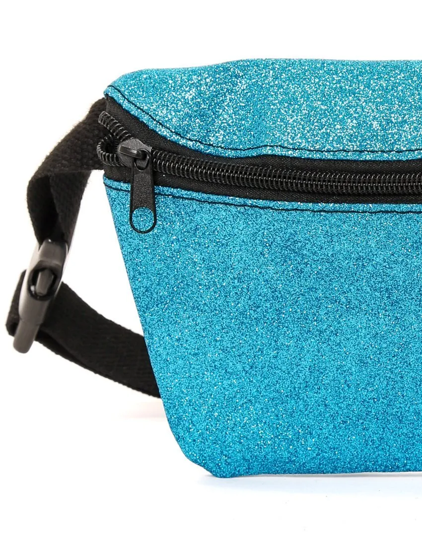 Fanny Pack | Slim |DAZZLER Blue Glitter