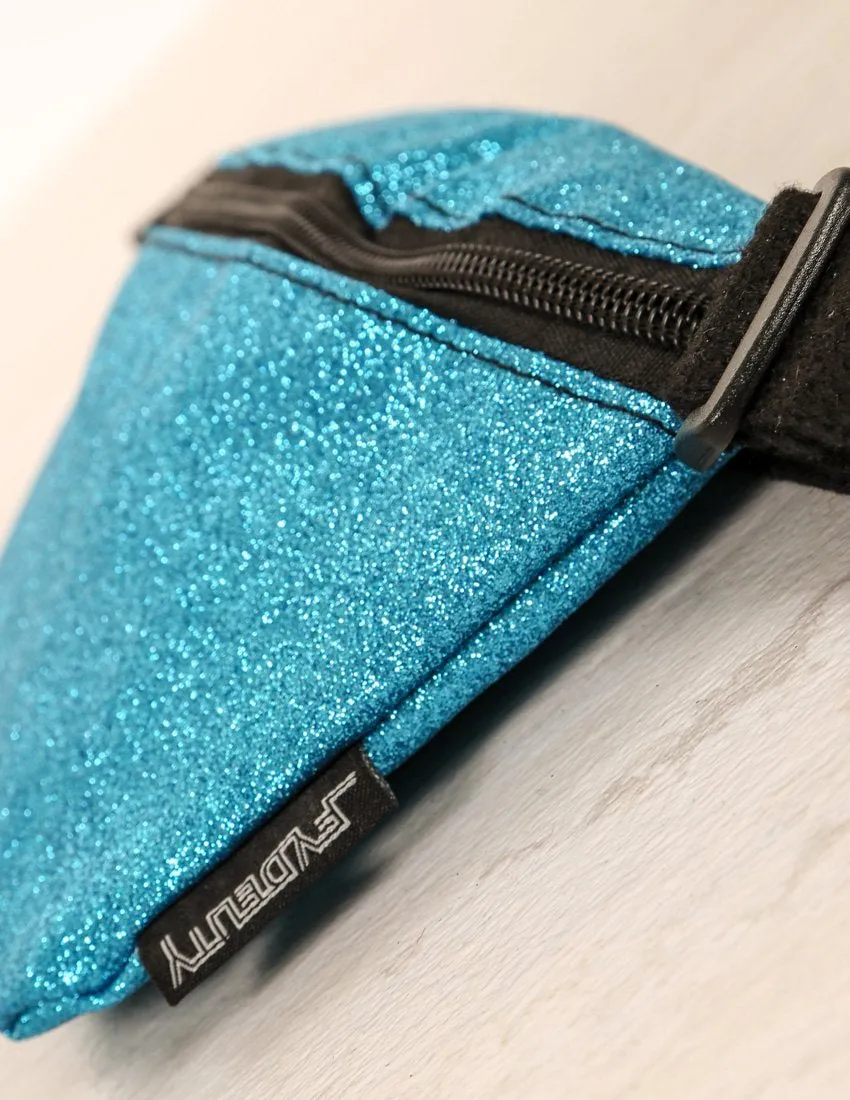 Fanny Pack | Slim |DAZZLER Blue Glitter