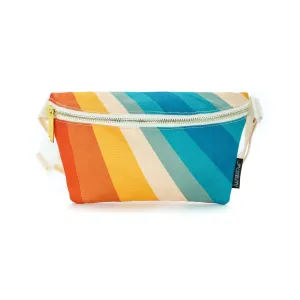 Fanny Pack | Slim | Recycled RPET | Retro Rainbow