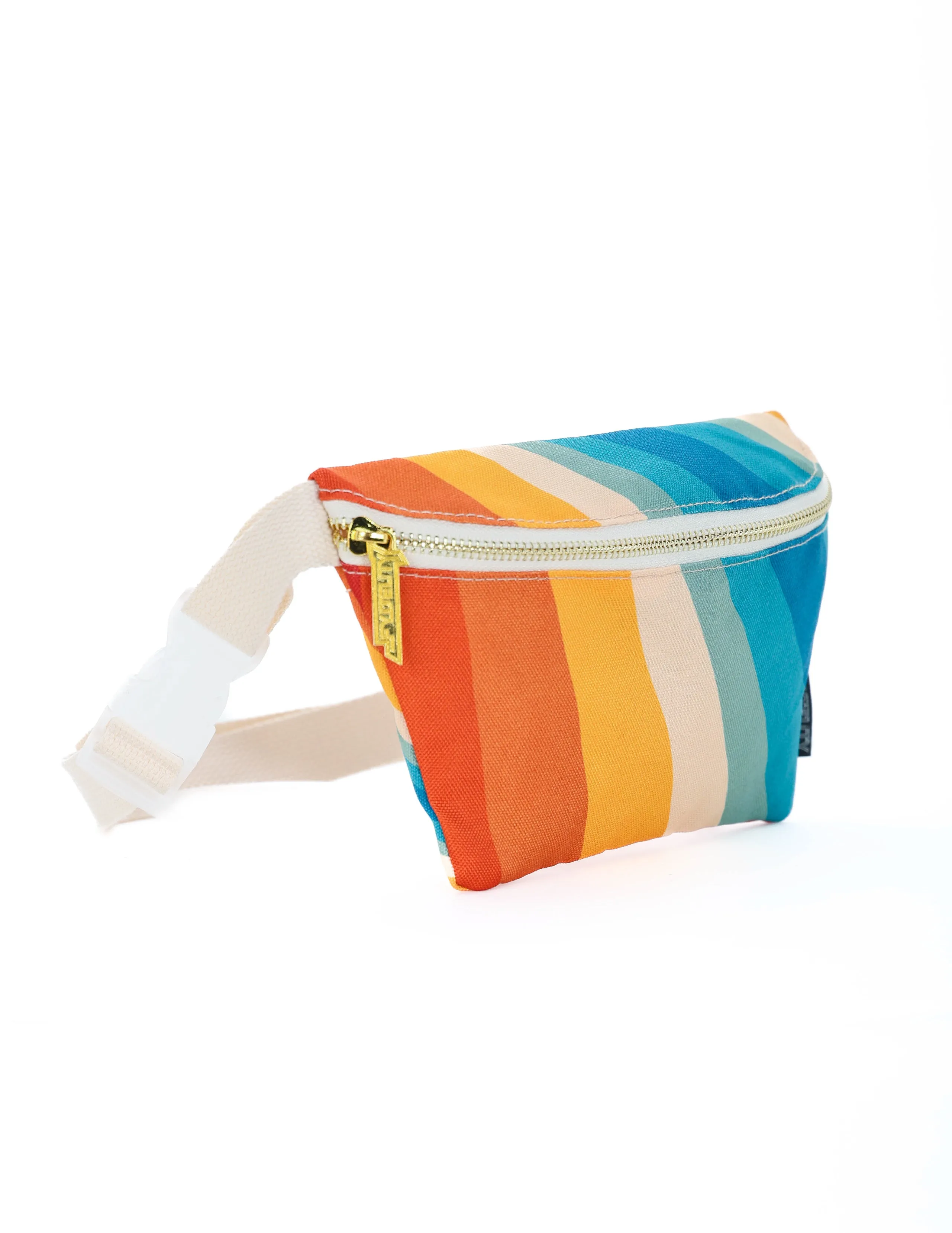 Fanny Pack | Slim | Recycled RPET | Retro Rainbow