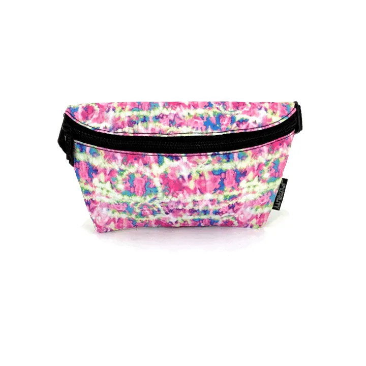 Fanny Pack | Slim |Tie Dye Pink Crackle