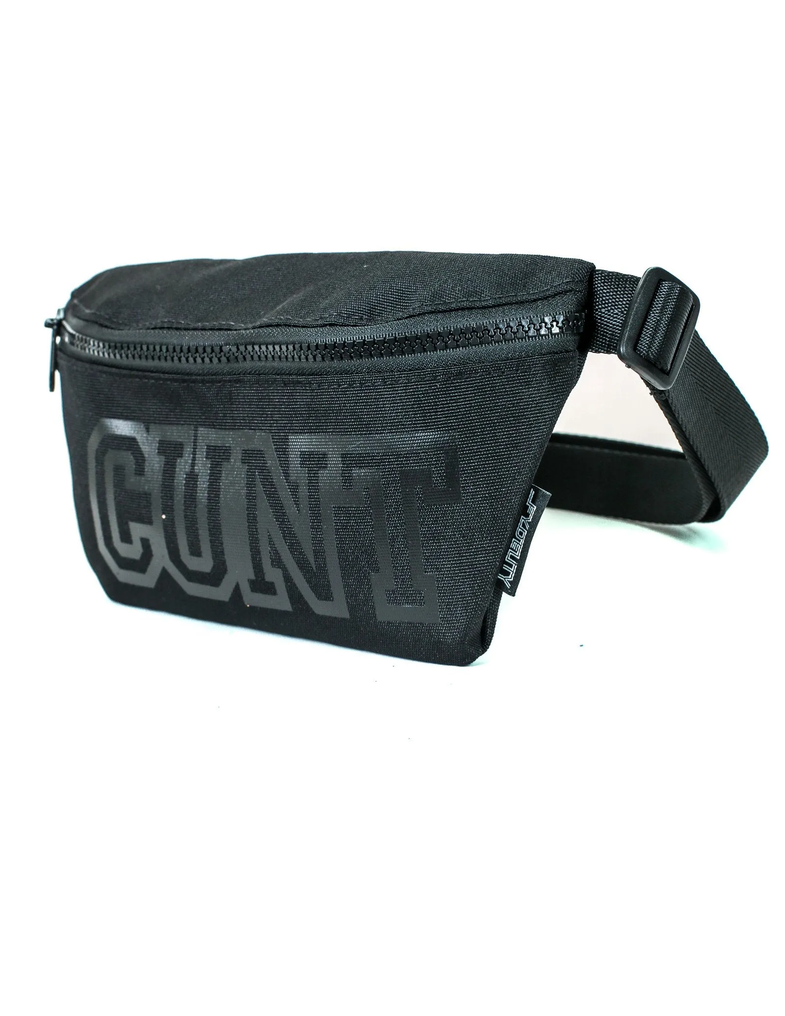 Fanny Pack | Slim |WERDS Cunt Black & Black