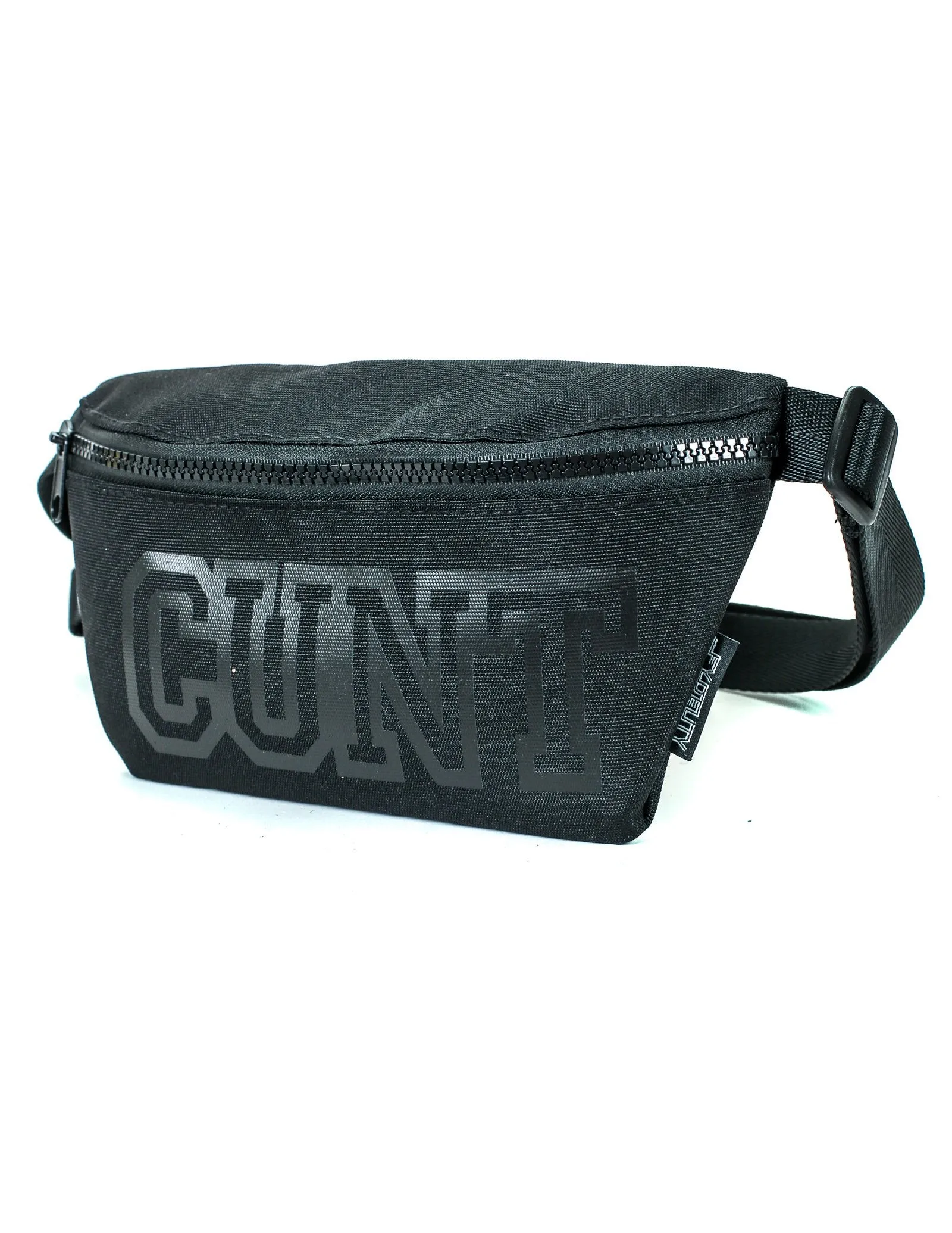 Fanny Pack | Slim |WERDS Cunt Black & Black