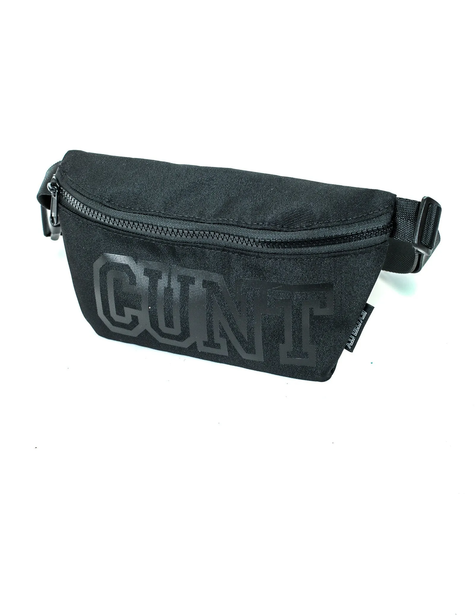 Fanny Pack | Slim |WERDS Cunt Black & Black