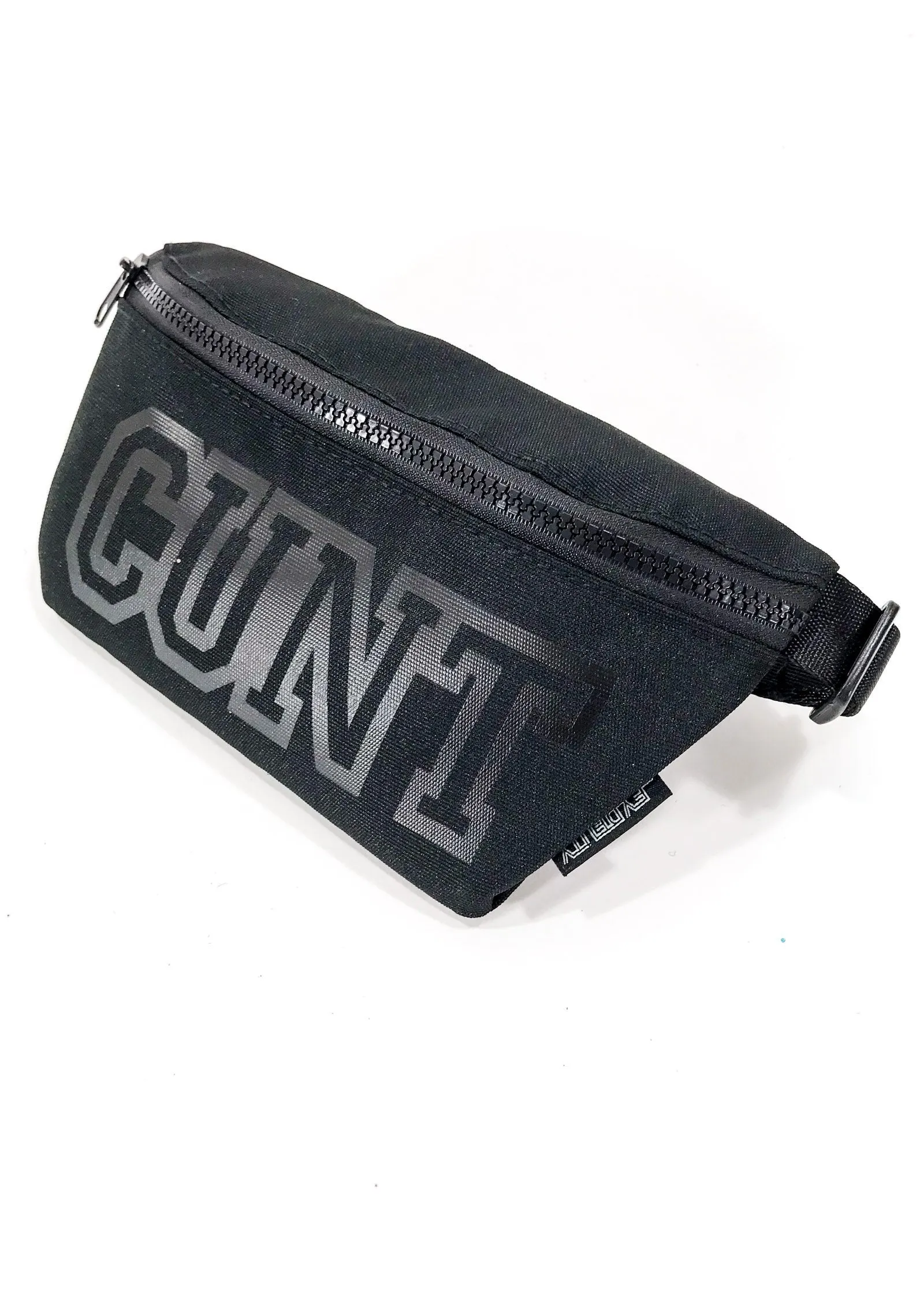 Fanny Pack | Slim |WERDS Cunt Black & Black