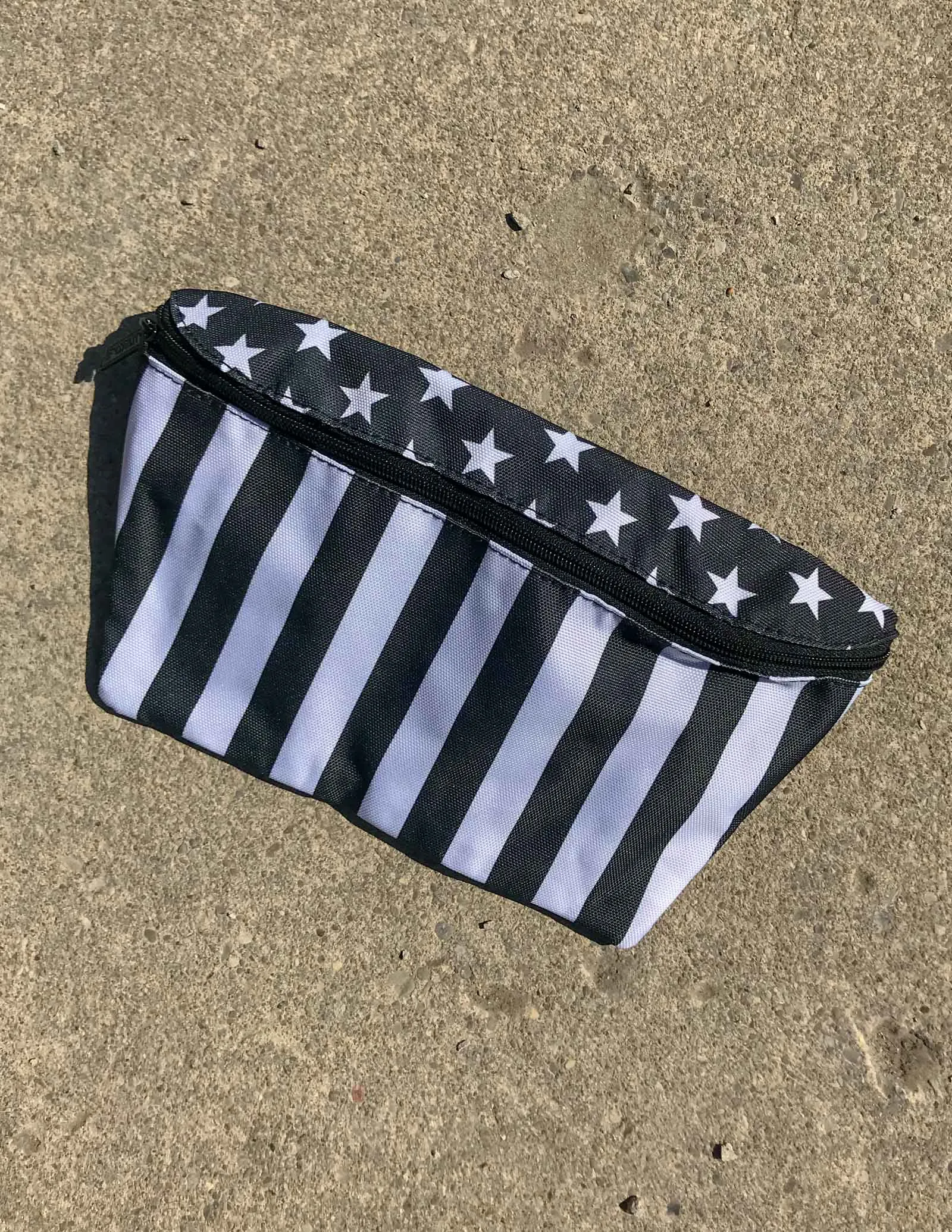 Fanny Pack | XL Plus-Size |Black Flag