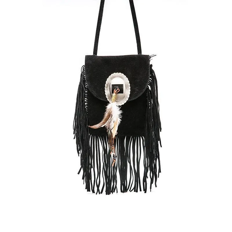 Fringe Tassel Boho Bag Purse- Fringe Purse