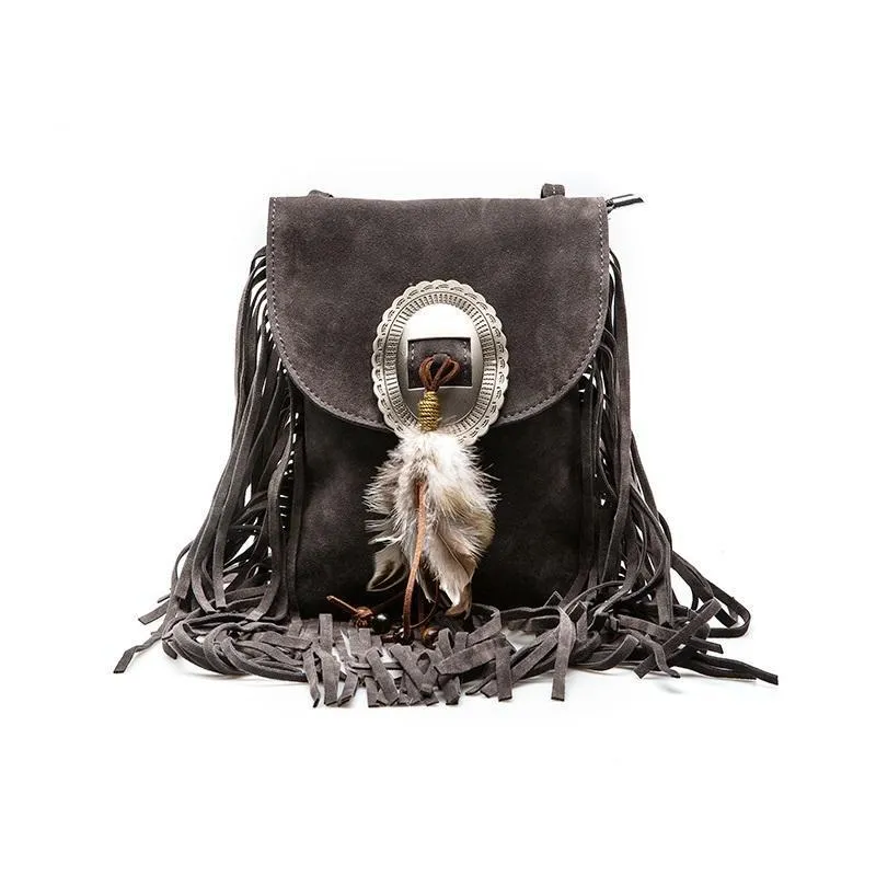 Fringe Tassel Boho Bag Purse- Fringe Purse