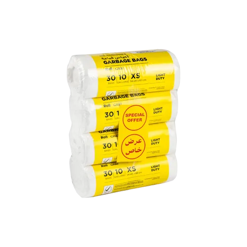 Garbage bag White Rolls XS | 54X60 | 4 Rolls