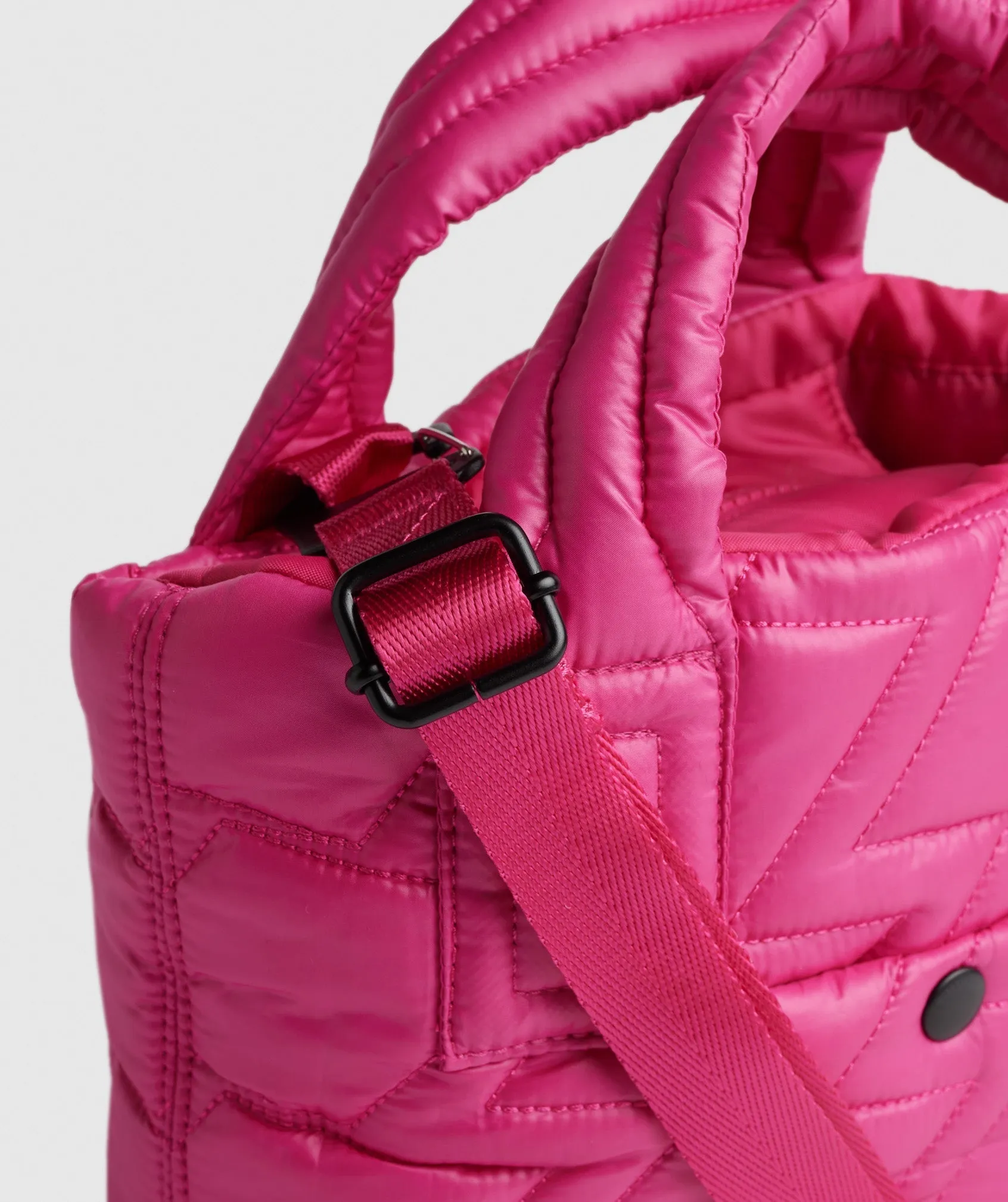 Gymshark Quilted Mini Tote - Bold Magenta