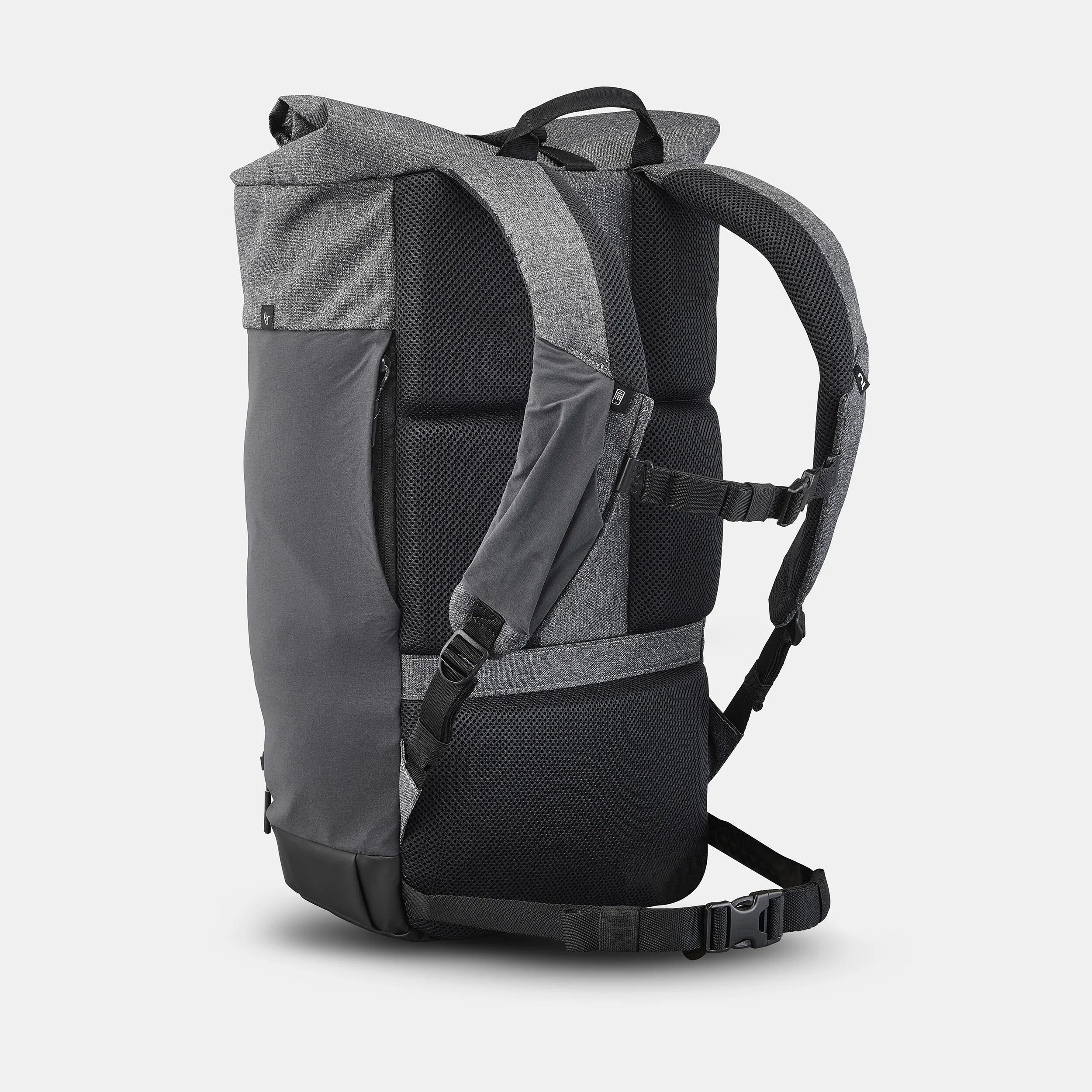 Hiking backpack Quechua Escape 500 Rolltop 32 l, gray