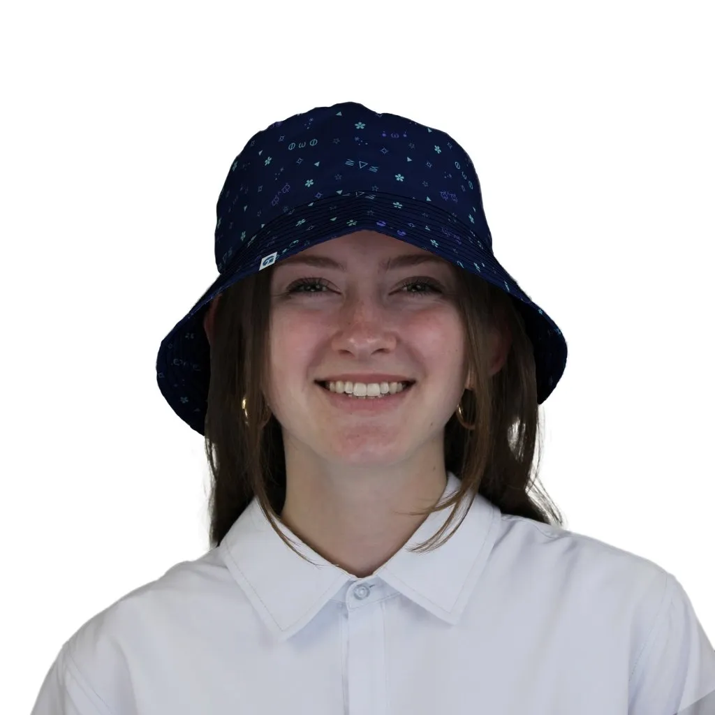 Kao Emojis Blue Bucket Hat