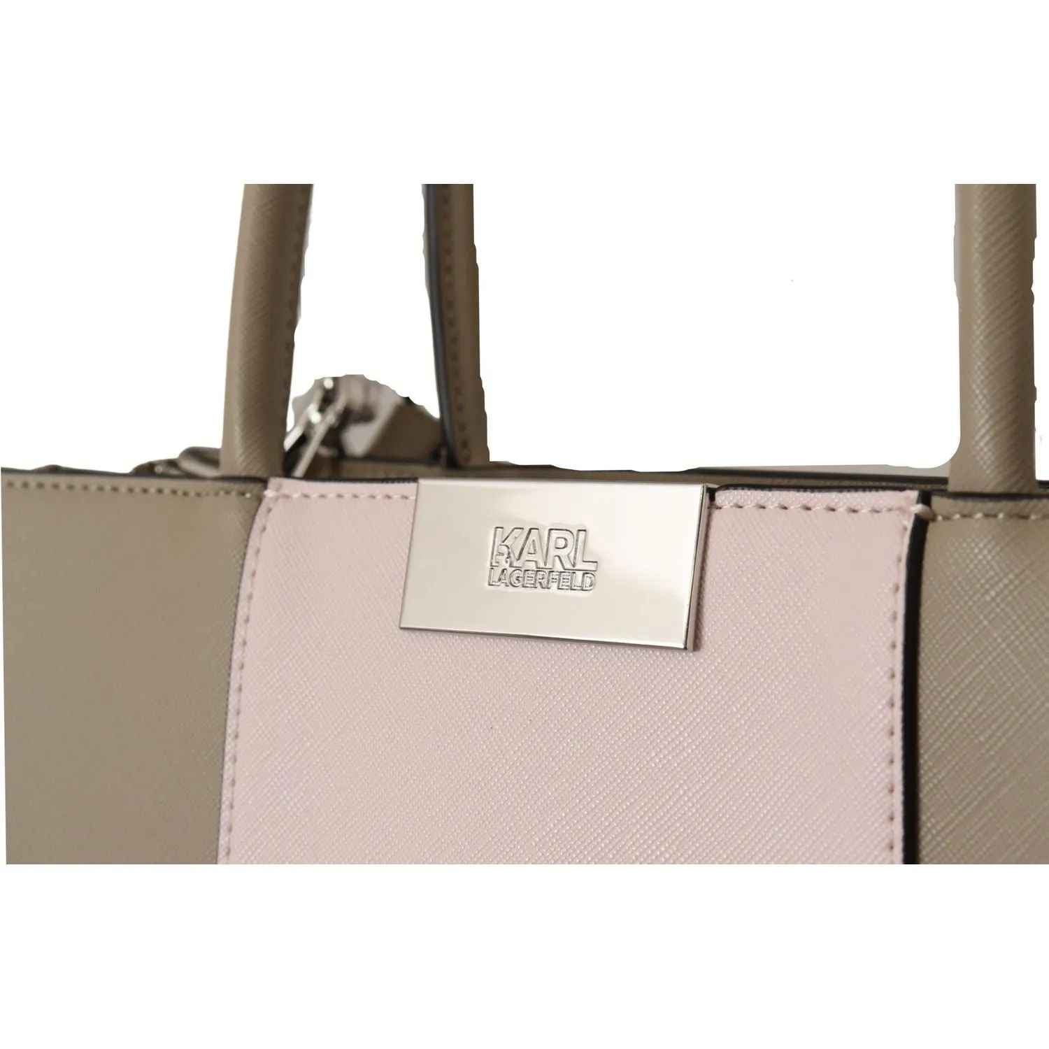 Karl Lagerfeld Elegant Sage Green Tote Shoulder Bag