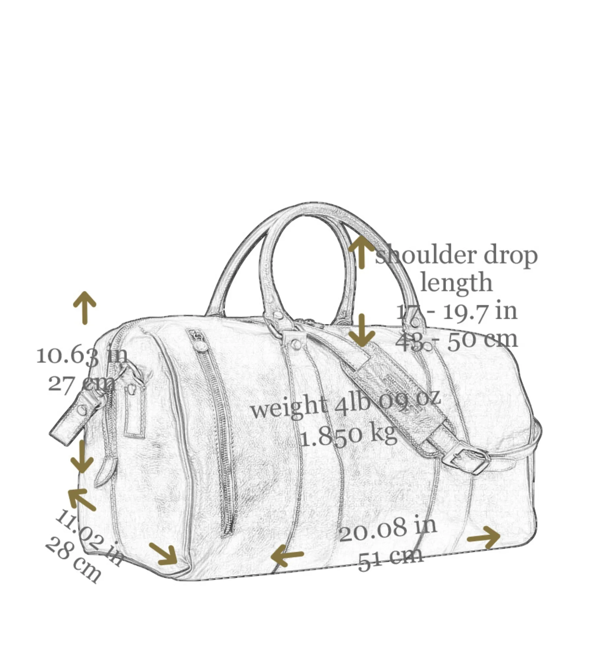 Leather Duffel Bag - Wise Children