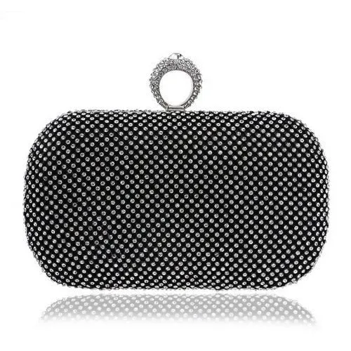 Luxy Moon Evening Clutch Bags Diamond With Chain