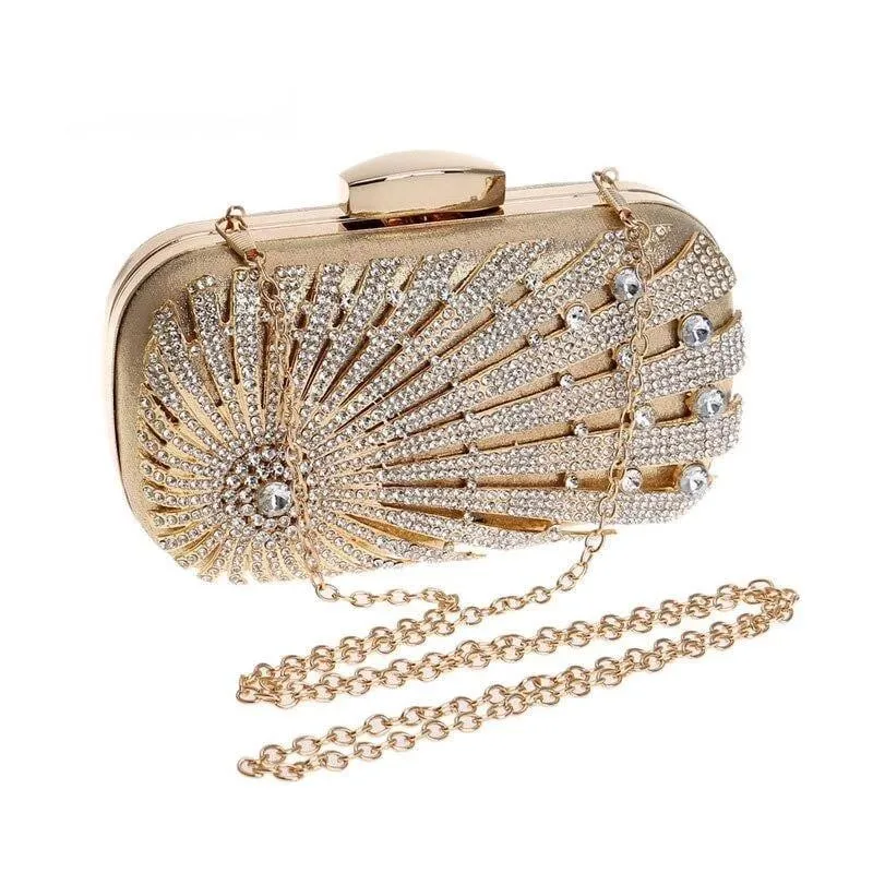 Luxy Moon Rhinestone Evening Bags Diamond Beaded Clutch