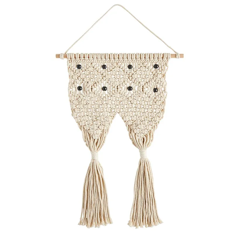 Macrame Two Pocket Plant Holder, In increment of 2