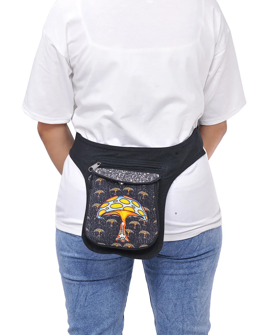 Mushroom Printed Fanny Pack