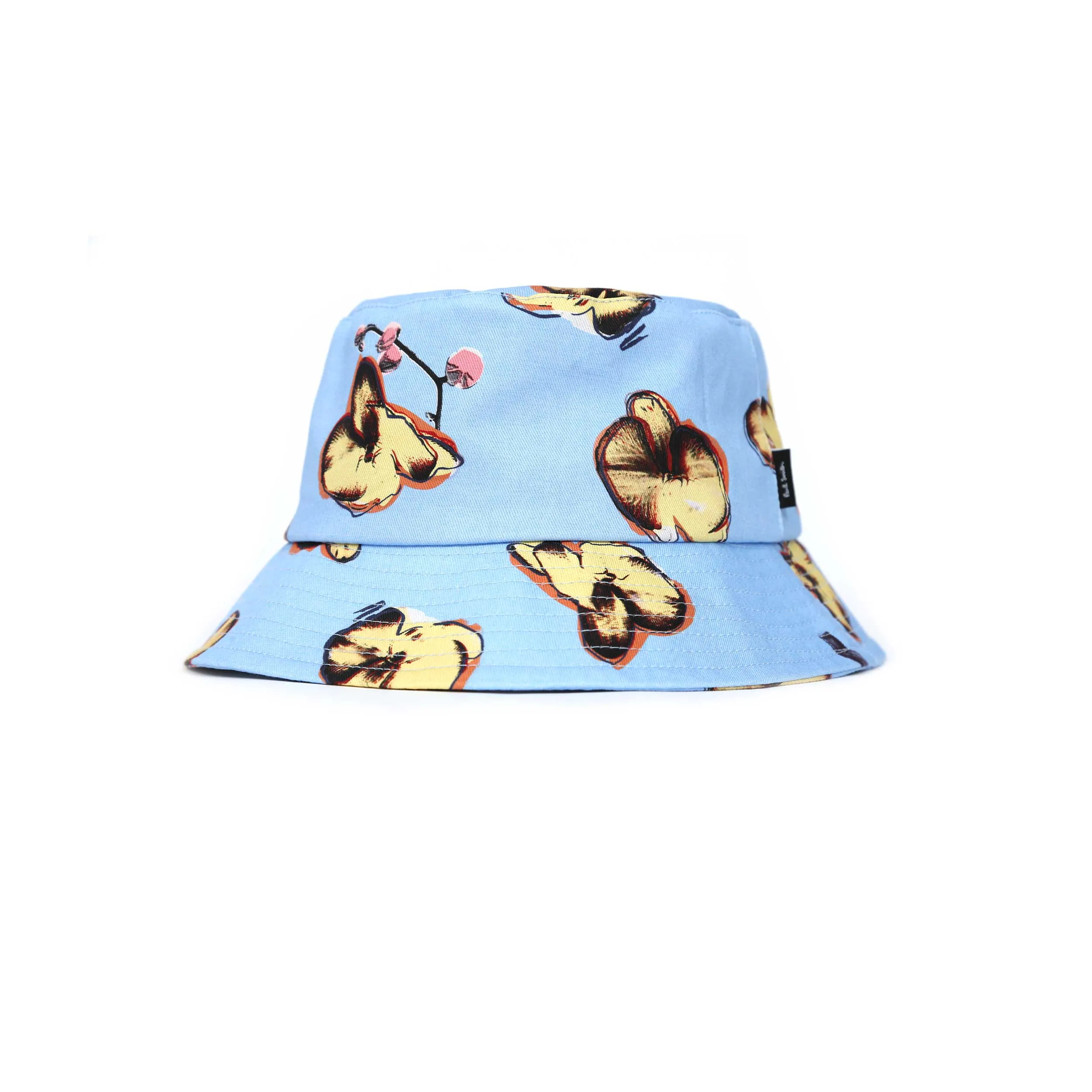 Paul Smith Orchids Bucket Hat in Cobalt Blue