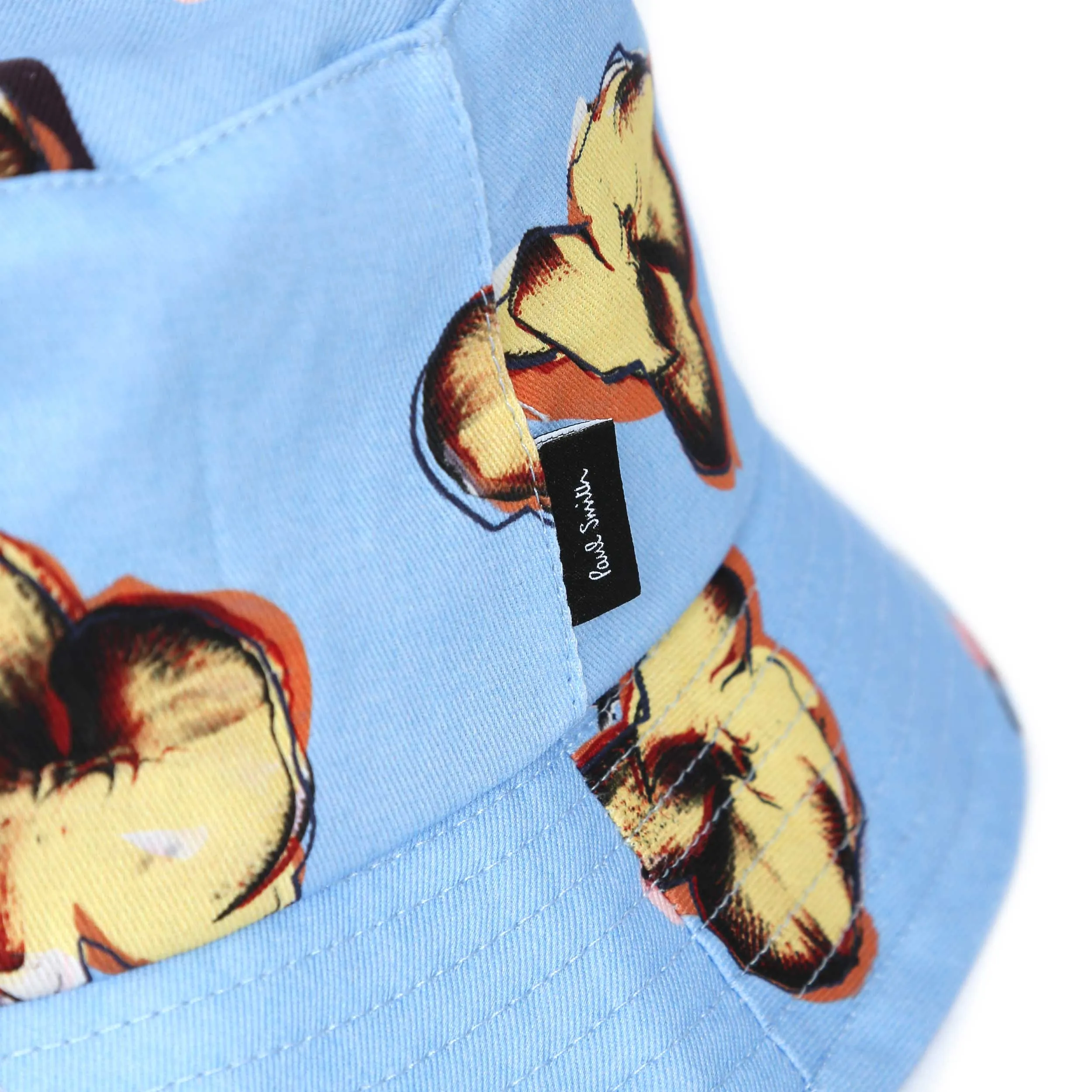 Paul Smith Orchids Bucket Hat in Cobalt Blue