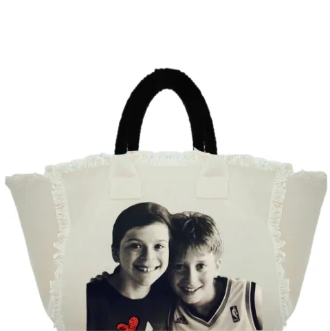 Photograph Custom Fringe Canvas Bag