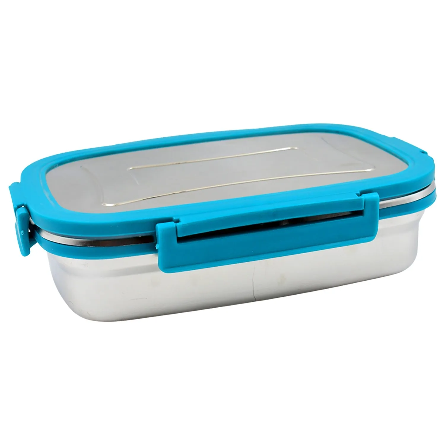 Premium Stainless Steel Lunch Box for Kid, 2 Containers Lunch Box, Perfect Size Meal Lunch Box Set for Office, School and Travelling Tiffin Box  (1000 ML  200 ML Approx)