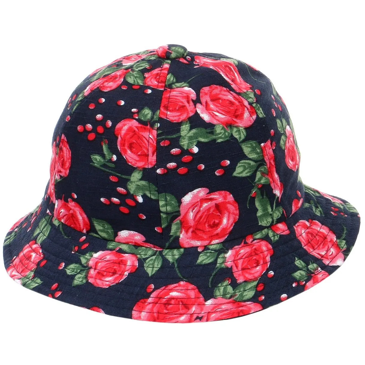 Summer Floral Print Bucket Hat