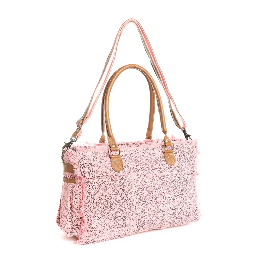 Triple Fork Ranch Tote Bag in Rose