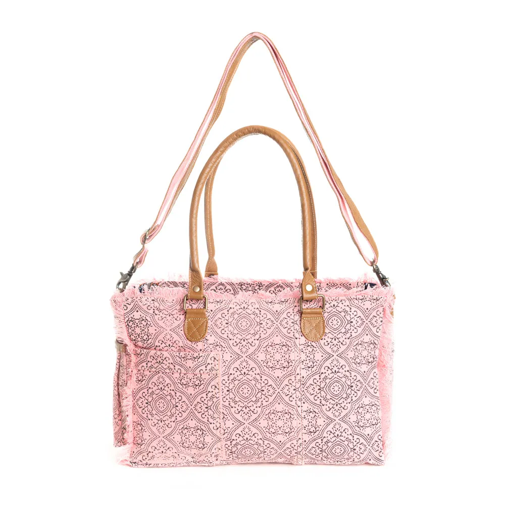 Triple Fork Ranch Tote Bag in Rose