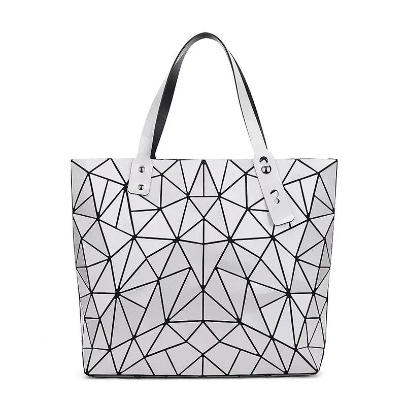 Women's Prism Geometric Casual Tote Hand Bag