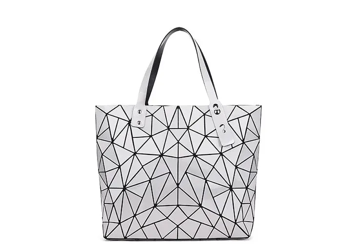 Women's Prism Geometric Casual Tote Hand Bag