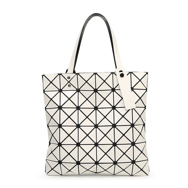 Women's Prism Geometric Casual Tote Hand Bag