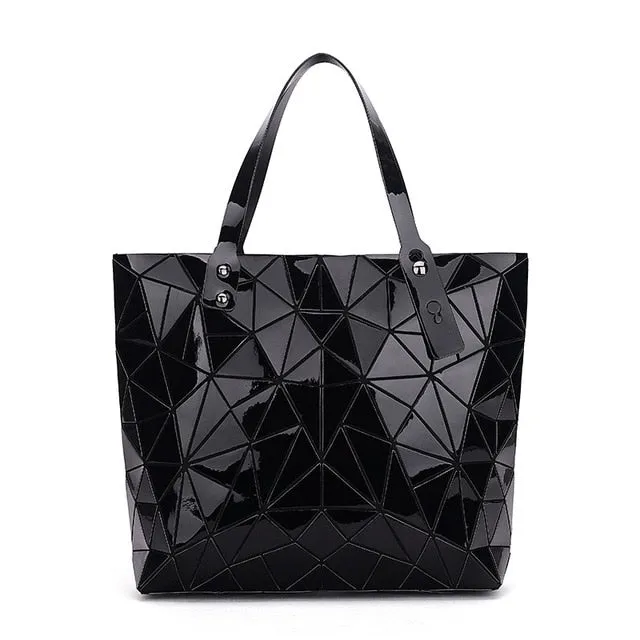 Women's Prism Geometric Casual Tote Hand Bag