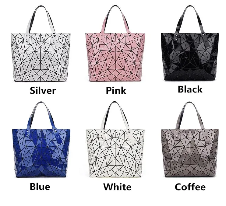 Women's Prism Geometric Casual Tote Hand Bag