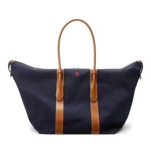 Womens XL Tote Bag Navy/Cuoio - 2024